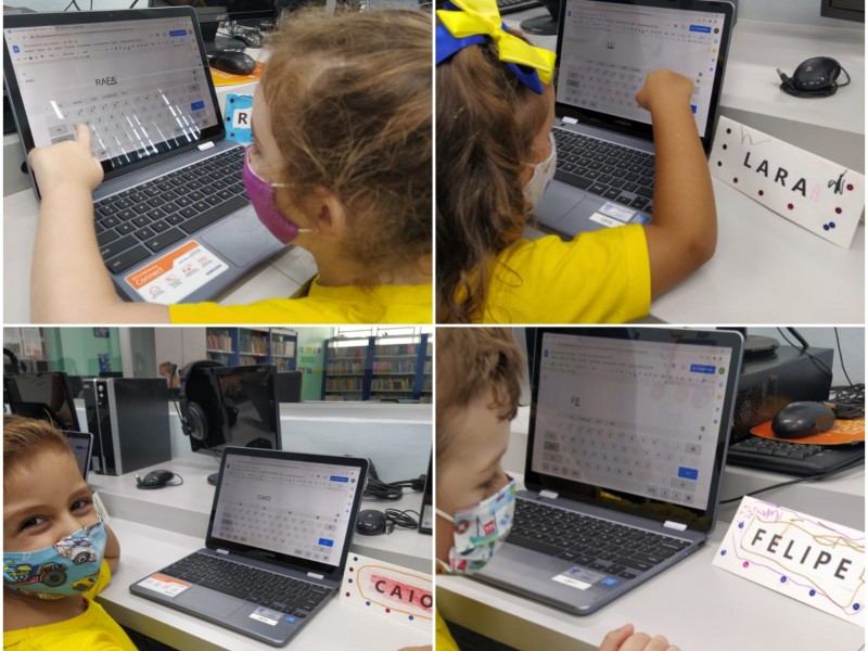 Conhecendo meu corpo e nome - atividades do Infantil 3